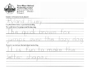 student paperwork