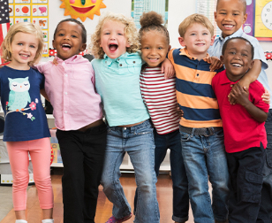 Children in classroom