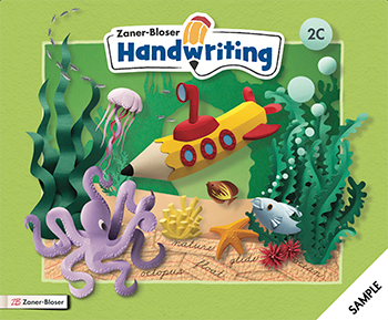 Zaner-Bloser Handwriting 2C Student sampler cover