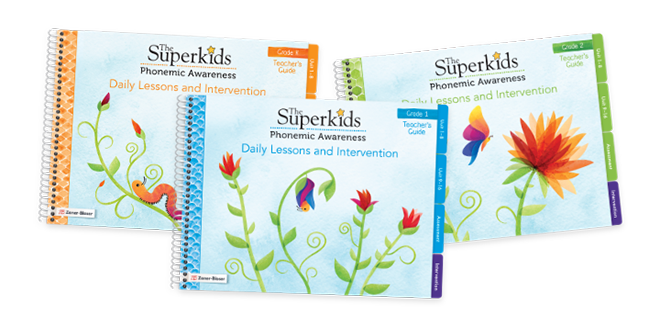 The Superkids Phonemic Awareness lesson books